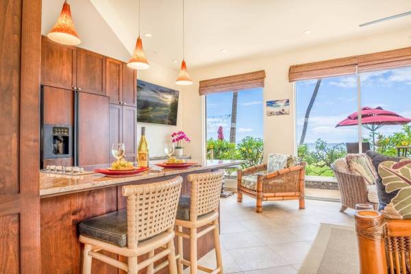 interior of maui vacation rental