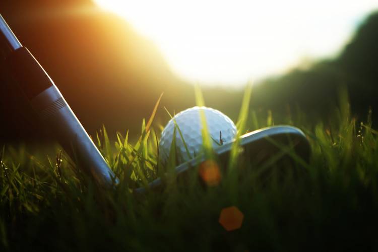 golf ball on tee