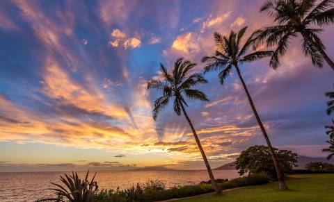 A beautiful Maui sunset.  