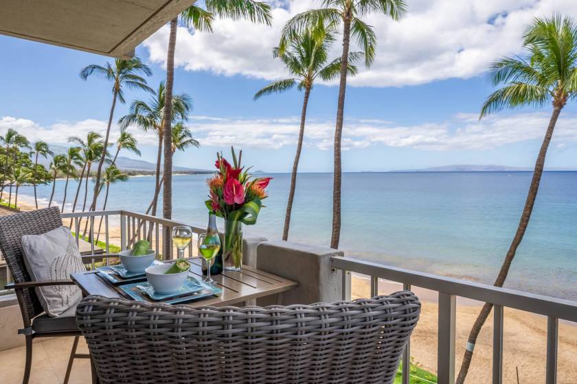 Maui vacation rental beachfront