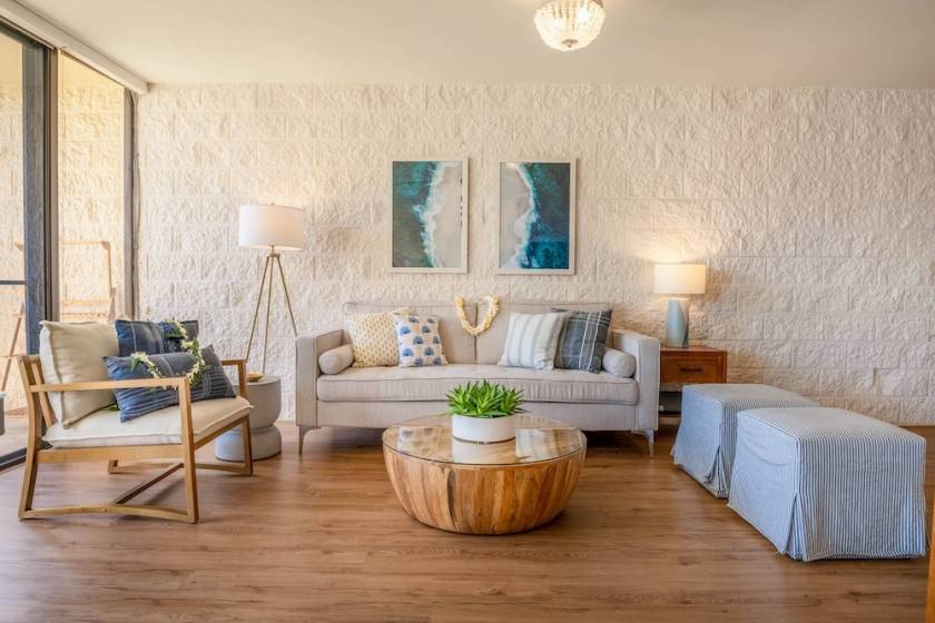 living room of a maui vacation rental from i go maui